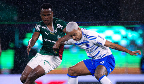 Cruzeiro não se acanha e empata com líder Palmeiras em jogo aberto fora de casa