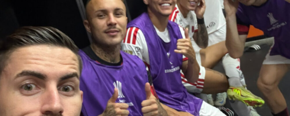 Jogadores do Flamengo tranquilizam torcida após invasão no Atanasio Girardot: ‘Estamos bem’