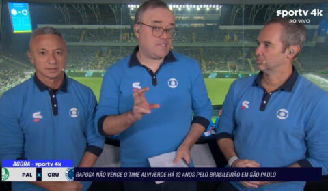 Palmeiras x Cruzeiro: Everaldo Marques cita bordão de Milton Naves na transmissão do SporTV