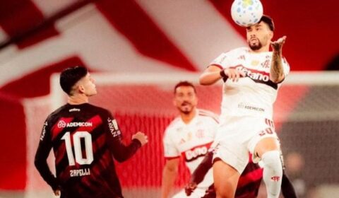 Rossi falha, mas Flamengo busca empate com Athletico na Arena da Baixada