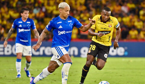 Sexteto do Cruzeiro entra pendurado contra Barcelona e teme perder oitavas da Libertadores