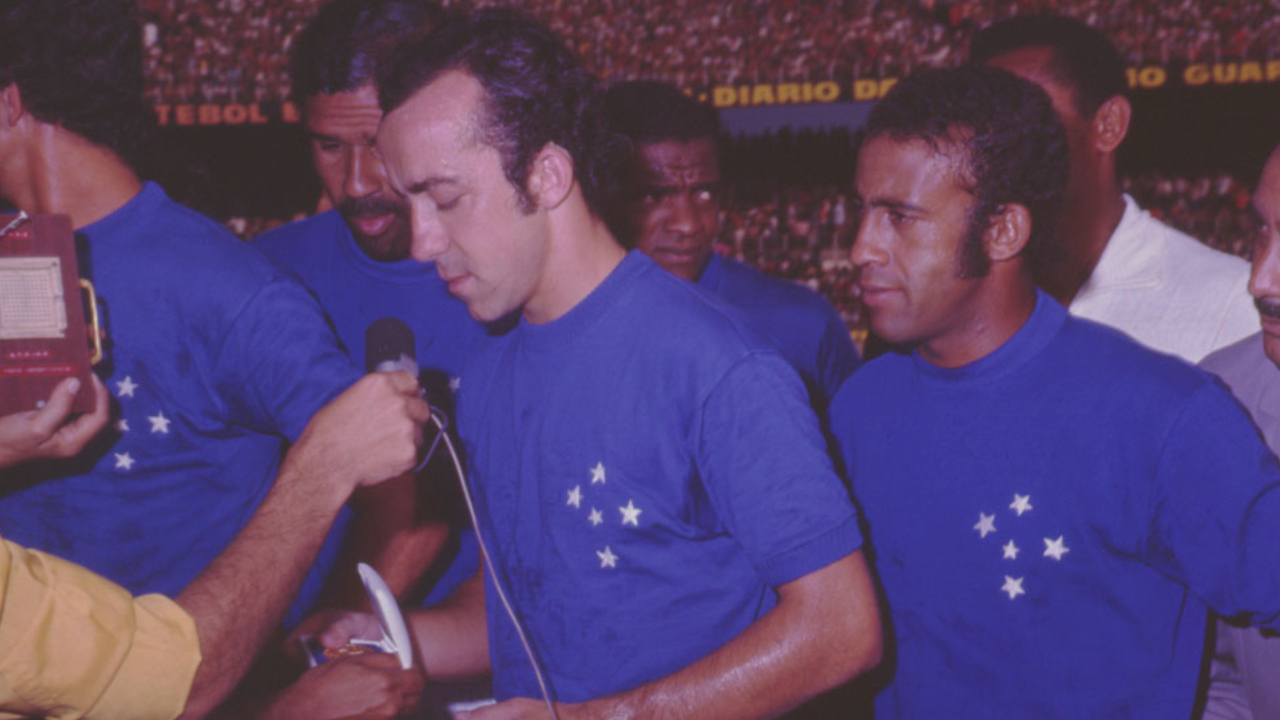 Tostão e Dirceu Lopes pelo Cruzeiro - (foto: Arquivo Estado de Minas - 1970 )