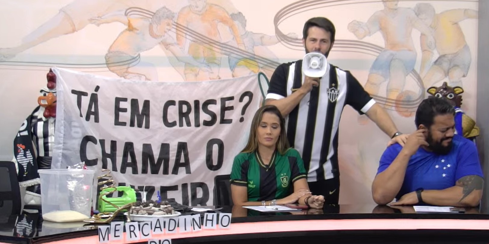 ‘Tá em crise? Chama o Cruzeiro’: Fael e Hugão debatem vitória do Atlético no clássico