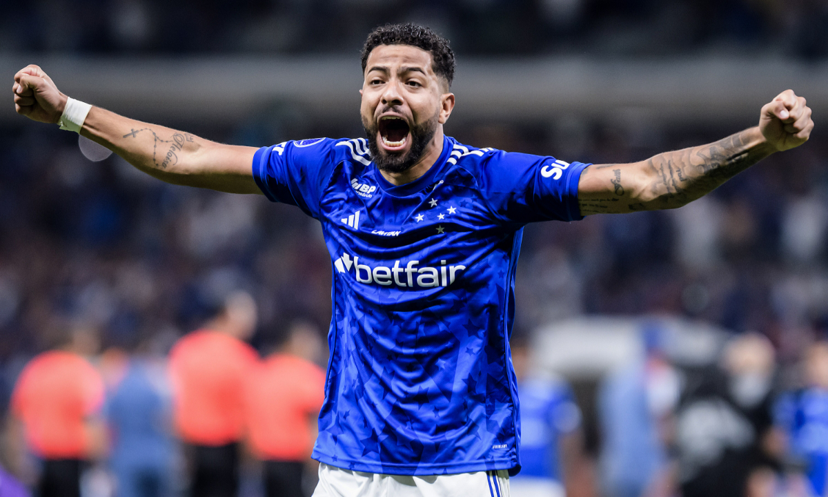 João Marcelo em jogo pelo Cruzeiro - (foto: Gustavo Aleixo/Cruzeiro)