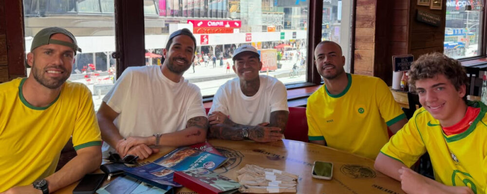 Copa: jogador do Atlético se reúne com ex-colegas de Palmeiras nos EUA para ver Brasil