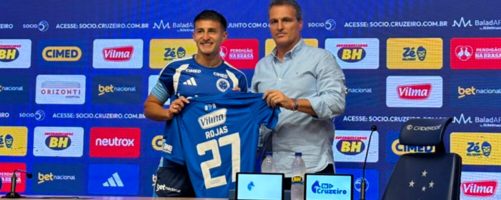 Dirigente exalta ‘esforço’ de Rojas para fechar com Cruzeiro: ‘Muito firme e direto’