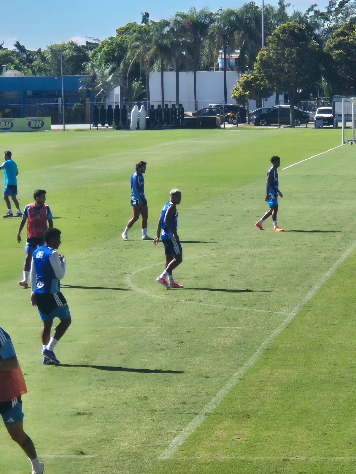 Treino do Cruzeiro nessa manhã - (foto: Vitor de Araújo/No Ataque)