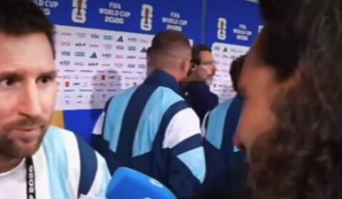 Ídolo do Cruzeiro, Sorín presenteia Messi após recorde na Copa do Mundo