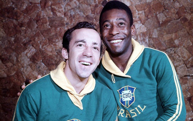 Tostão e Pelé - (foto: Acervo/CBF)