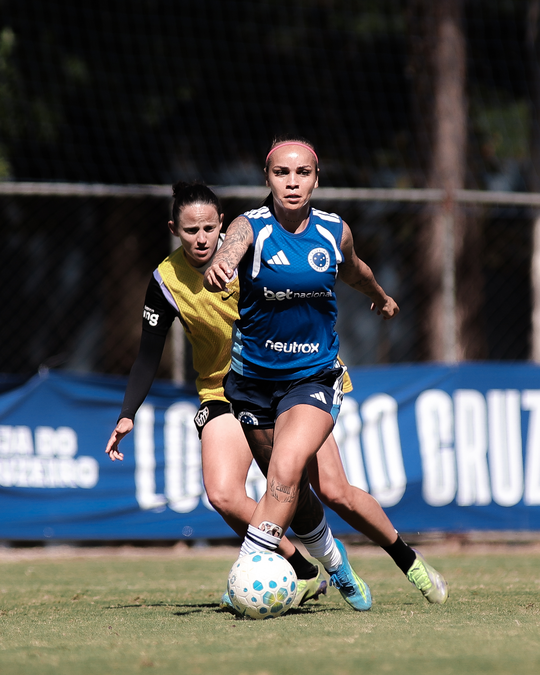 Jogo-treino na Toca da Raposa 1, em Belo Horizonte, entre Cruzeiro e Atlético