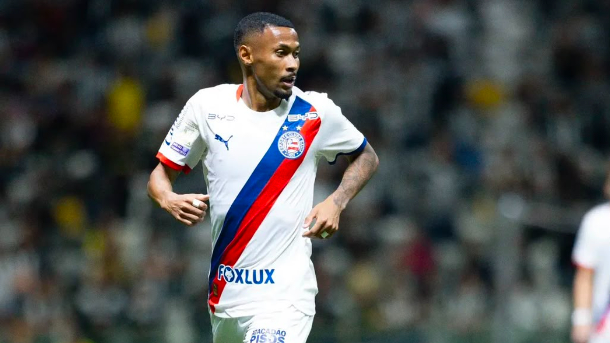 Ademir em ação pelo Bahia contra o Atlético na Arena MRV - (foto: Catarina Brandão/Bahia) Ademir em ação pelo Bahia contra o Atlético na Arena MRV - (foto: Catarina Brandão/Bahia)