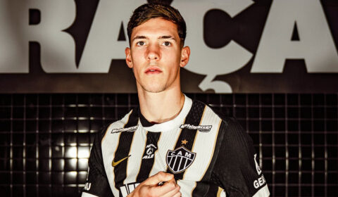 Atlético oficializa a contratação do atacante Thiago Borbas, do Bragantino