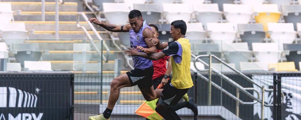 Atlético vence sub-20 em jogo-treino de dois pênaltis defendidos na Arena MRV