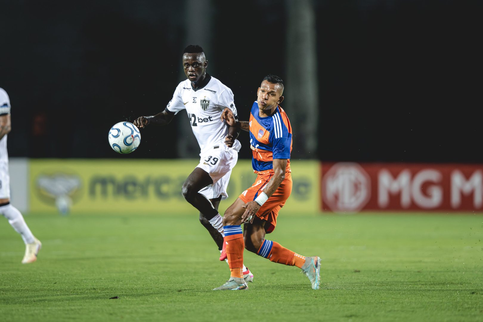 Cissé em ação pelo Atlético diante da Puerto Cabello - (foto: Pedro Souza/Atlético)
