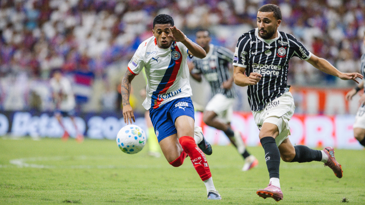 Corinthians sofre, mas segura empate com Bahia pelo Campeonato Brasileiro