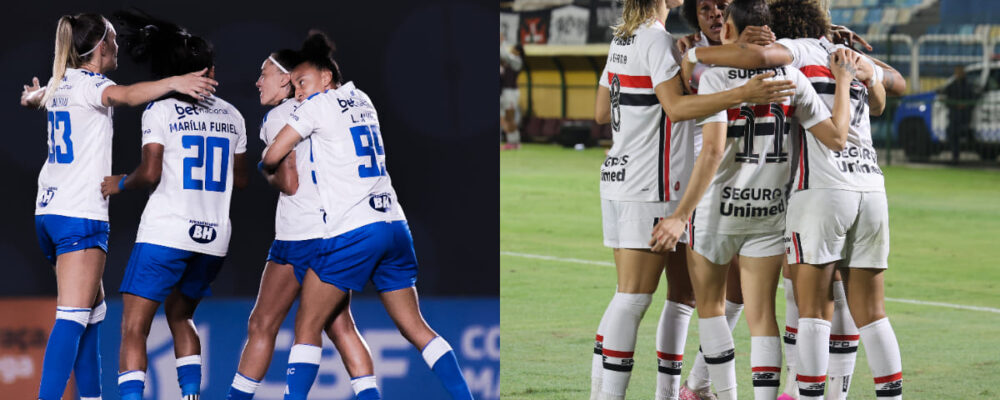 Cruzeiro x São Paulo: desfalques e prováveis escalações pelo Brasileiro Feminino