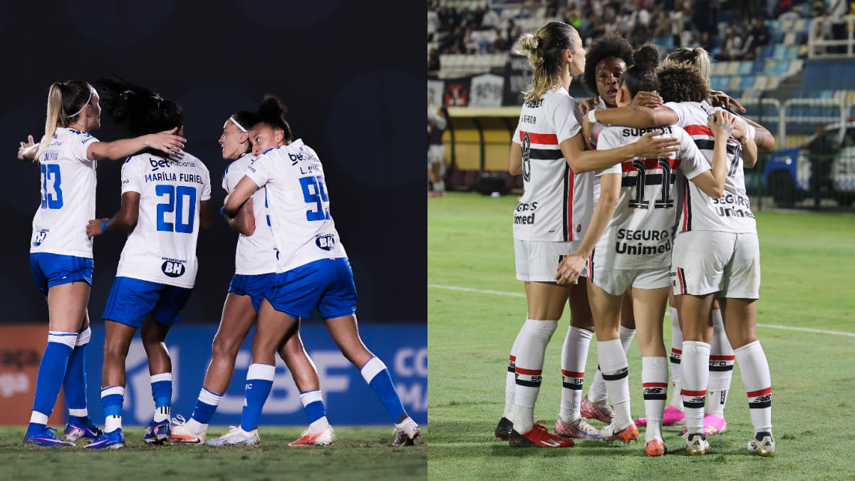 Cruzeiro x São Paulo: desfalques e prováveis escalações pelo Brasileiro Feminino