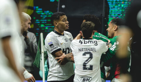 Dublador faz leitura labial de ‘treta’ entre Lyanco e Vitor Roque em Palmeiras x Atlético: ‘Seu m*’