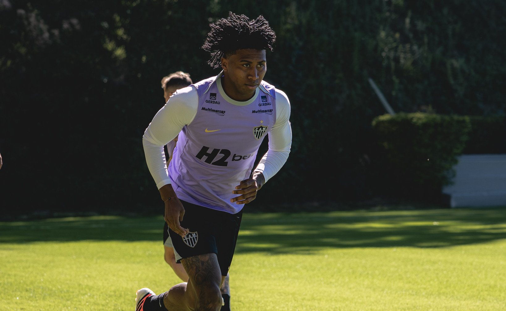 Dupla do Atlético passa por recondicionamento físico antes de treinos com grupo