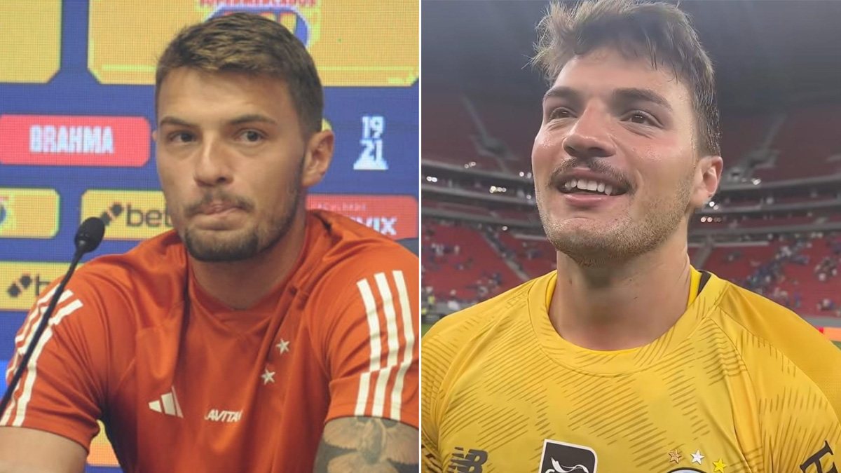 Gabriel Grando relembra treinos no Cruzeiro ao comentar pênaltis defendidos pelo Grêmio