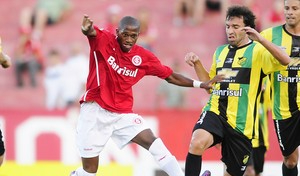 Fred na estreia pelo Internacional, contra o Cerâmica - (foto: Alexandre Lopes/Internacional)