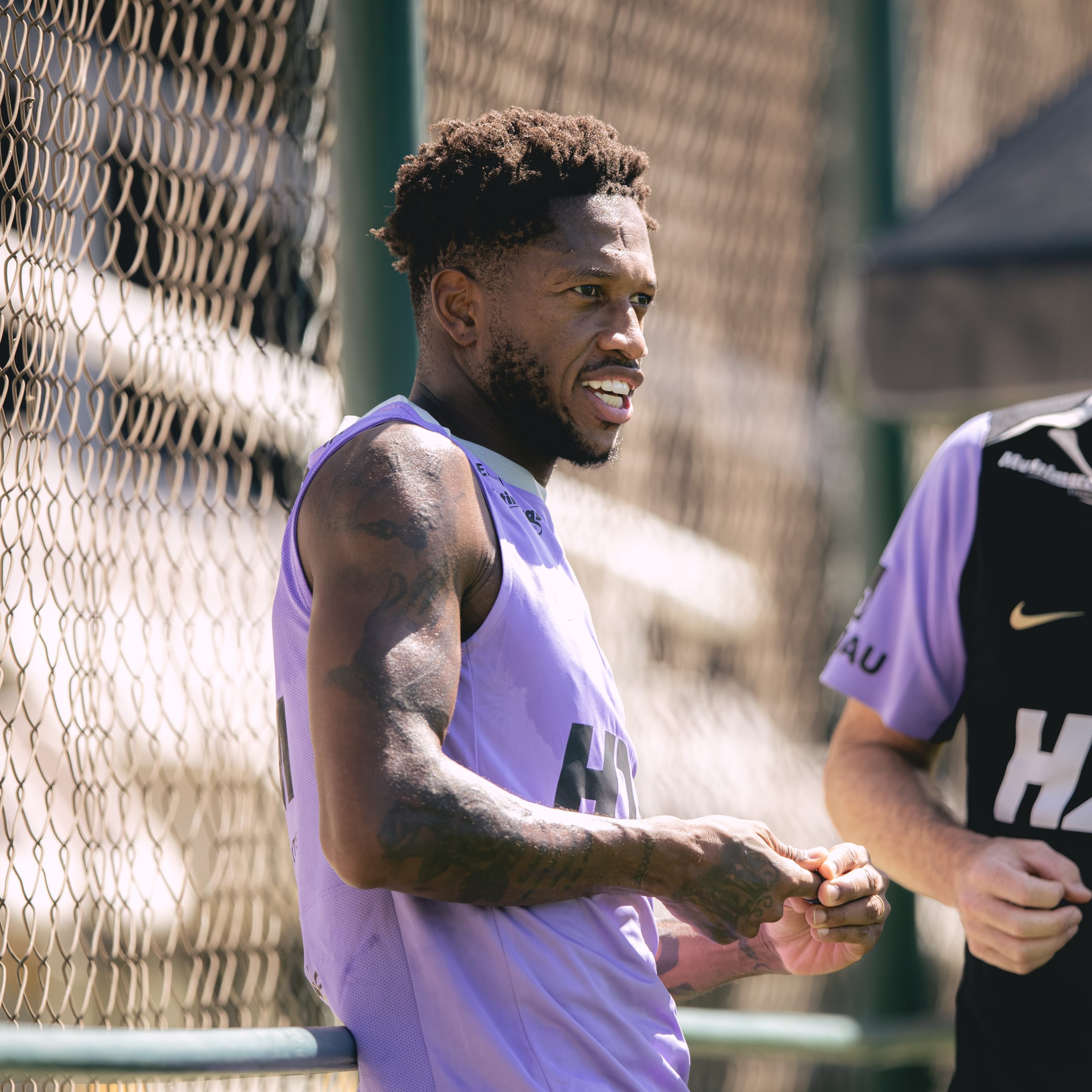 Fred no primeiro treino como jogador do Atlético, em 21 de agosto de 2026 - (foto: Pedro Souza/Atlético)