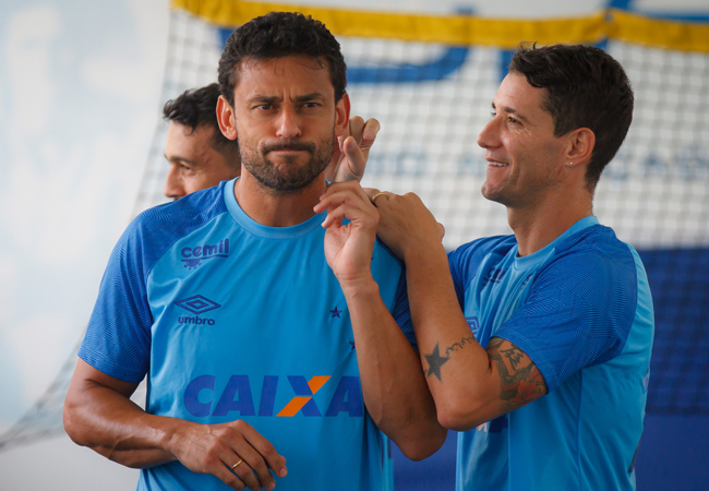 Fred e Thiago Neves no Cruzeiro - (foto: Vinnicius Silva/Cruzeiro ) Fred e Thiago Neves no Cruzeiro - (foto: Vinnicius Silva/Cruzeiro )