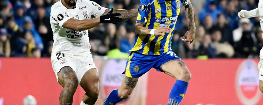 Corinthians segura o Rosario Central com um a menos e empata na ida das oitavas da Libertadores