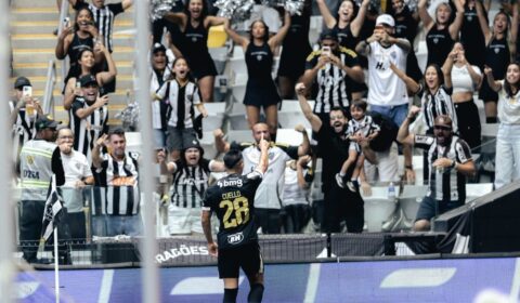 Craque da goleada do Atlético sobre o Grêmio se rende à torcida: ‘Bonito de ver’