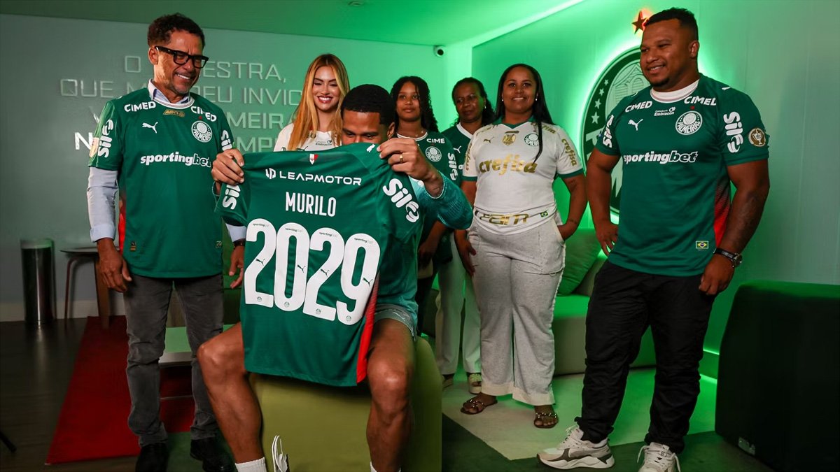Cria do Cruzeiro renova com o Palmeiras até 2029: ‘Muito realizado’