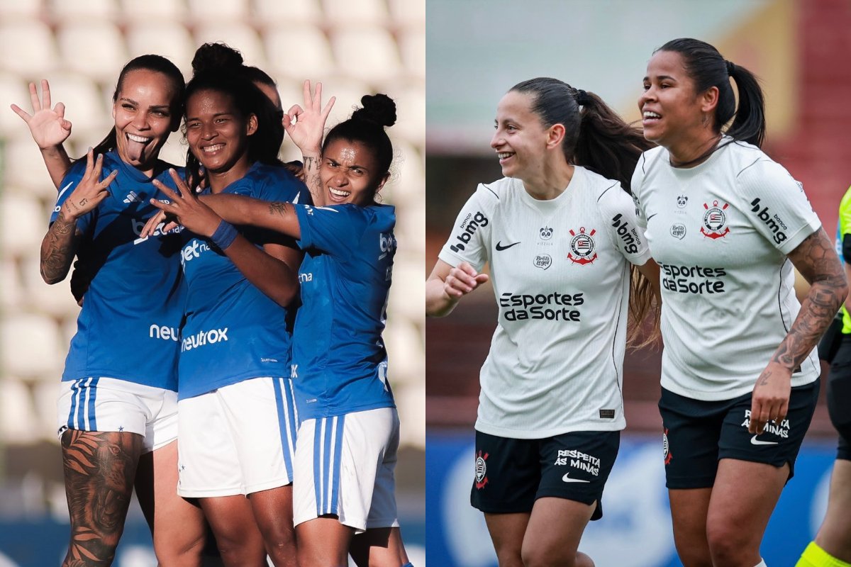 Cruzeiro x Corinthians: CBF detalha data, horário e local das quartas do Brasileiro Feminino