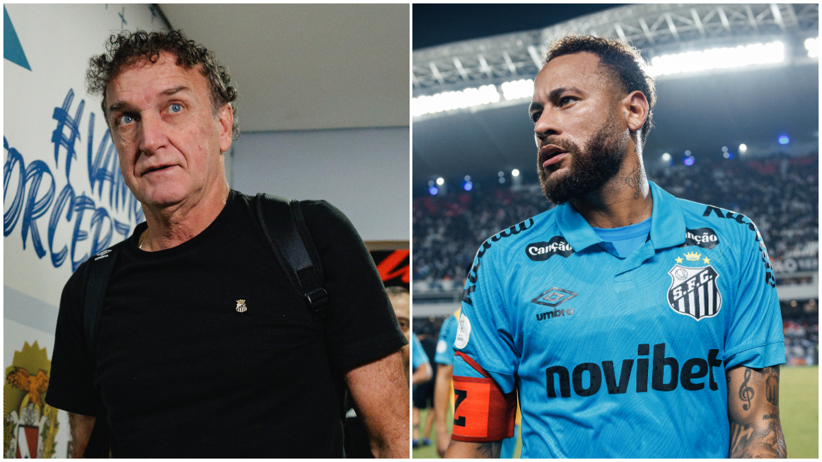 Cuca explica por que deixou Neymar no banco em Remo x Santos