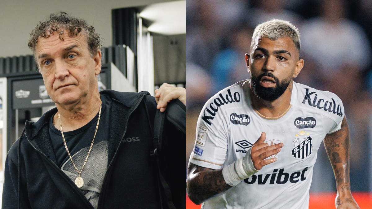 Cuca reage à insatisfação de Gabigol após ser substituído no Santos