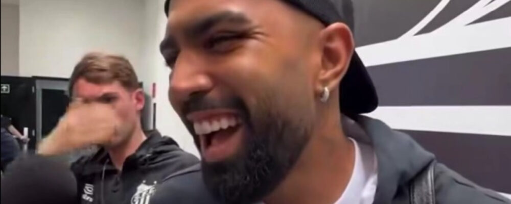 Gabigol, do Santos, debocha de pergunta: ‘Você acha que isso me abala?’