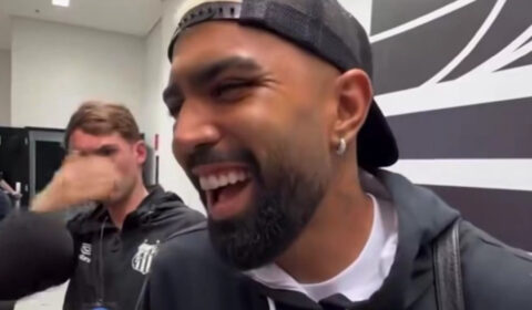 Gabigol, do Santos, debocha de pergunta: ‘Você acha que isso me abala?’