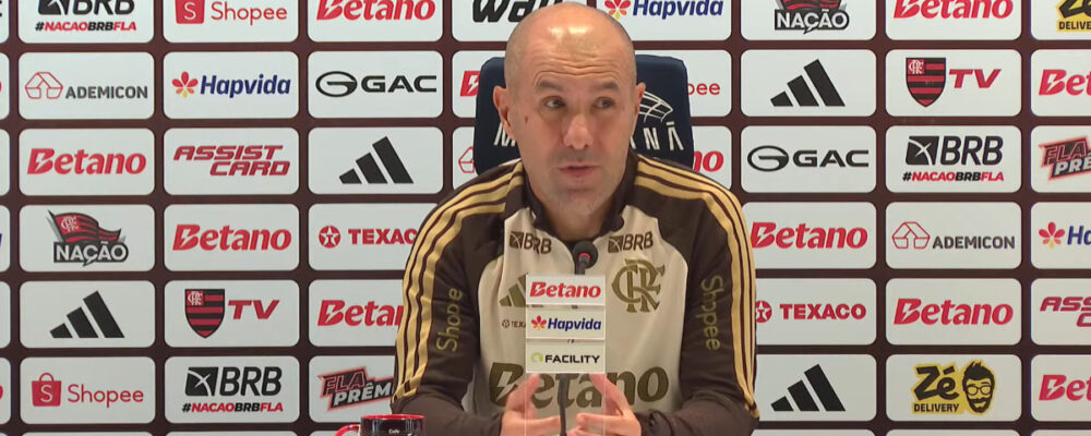 Jardim, técnico do Flamengo: ‘Não gostaria que o Cruzeiro fosse eliminado, mas a vida é assim’