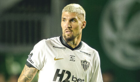 Jogador do Atlético brinca com Lyanco sobre lance do gol: ‘Lançamento horroroso’