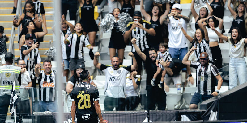 Jogador do Atlético ganha raríssima nota 10 por atuação contra Grêmio no Brasileiro