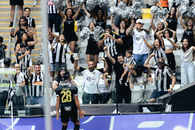 Jogador do Atlético ganha raríssima nota 10 por atuação contra Grêmio no Brasileiro