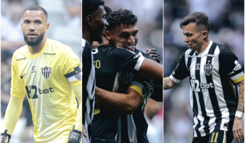 Por que o Atlético teve três capitães contra o Grêmio?