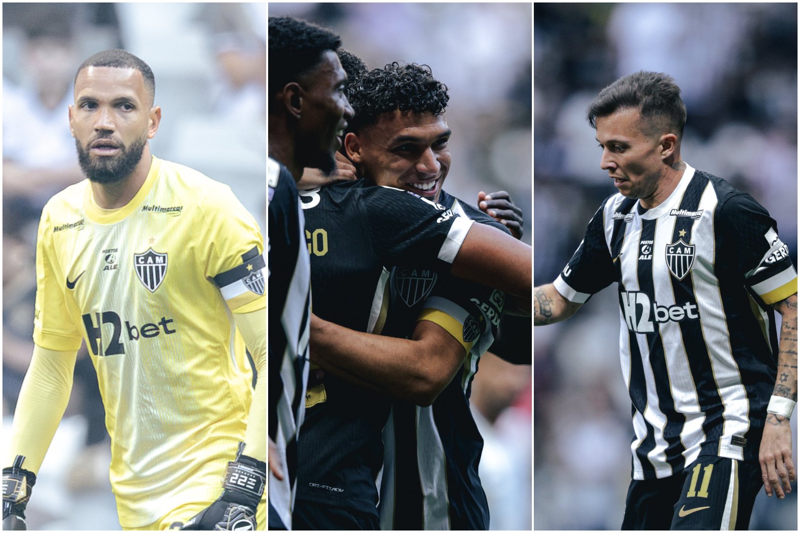 Por que o Atlético teve três capitães contra o Grêmio?