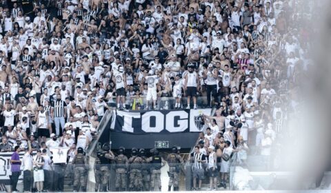 Vídeo: torcedores de organizada do Atlético brigam entre si na Arena MRV