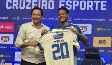 Wesley se derrete por estreia no Cruzeiro: ‘Nem nos melhores sonhos’