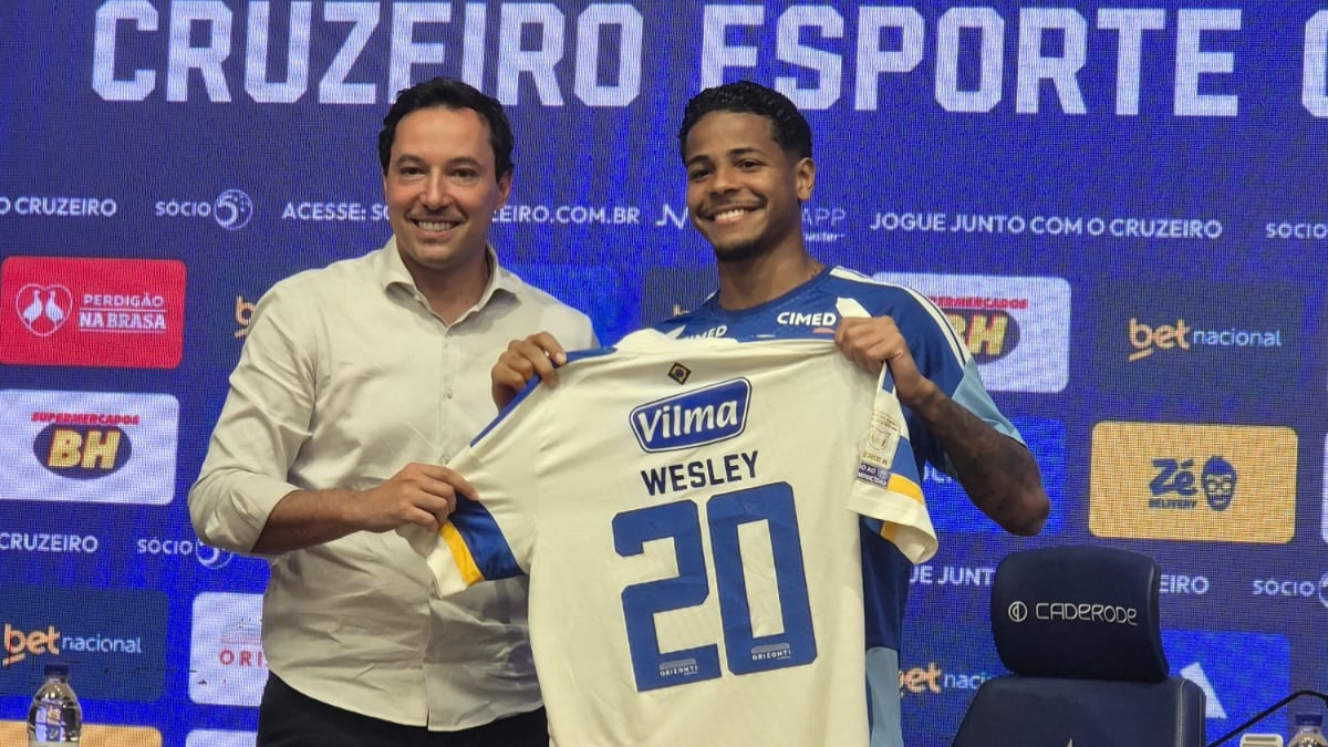 Wesley se derrete por estreia no Cruzeiro: ‘Nem nos melhores sonhos’